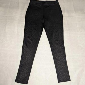 Mossimo Stretch Extensible‎ Women's Black Slip On Dress Pants